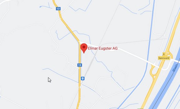 Standort und Anfahrt Elmar Eugster AG Salez